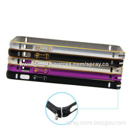 Ultra-thin High-strength Aluminum Metal Bumper Cases for iPhone 5/5S with Buttons